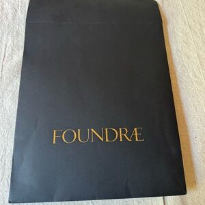 Foundrae Black and Gold Gift Bag